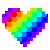 rainbow heart